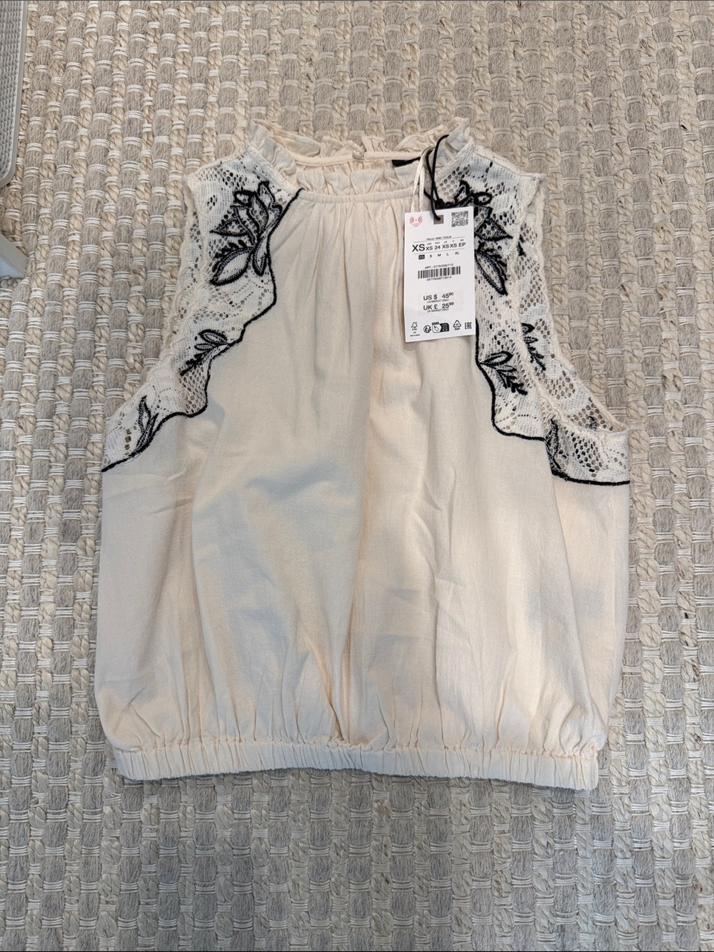 Brand new Zara top sz xs